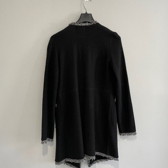 Karl Lagerfield Braided-Trim Tweed Blazer Size XS - Picture 8 of 9